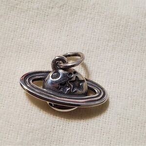 James Avery  Sterling Silver Twinkling Planet Charm New In Box